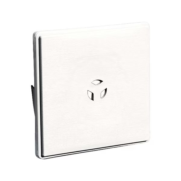 BLOCK MOUNT WHT 6.6X6.6